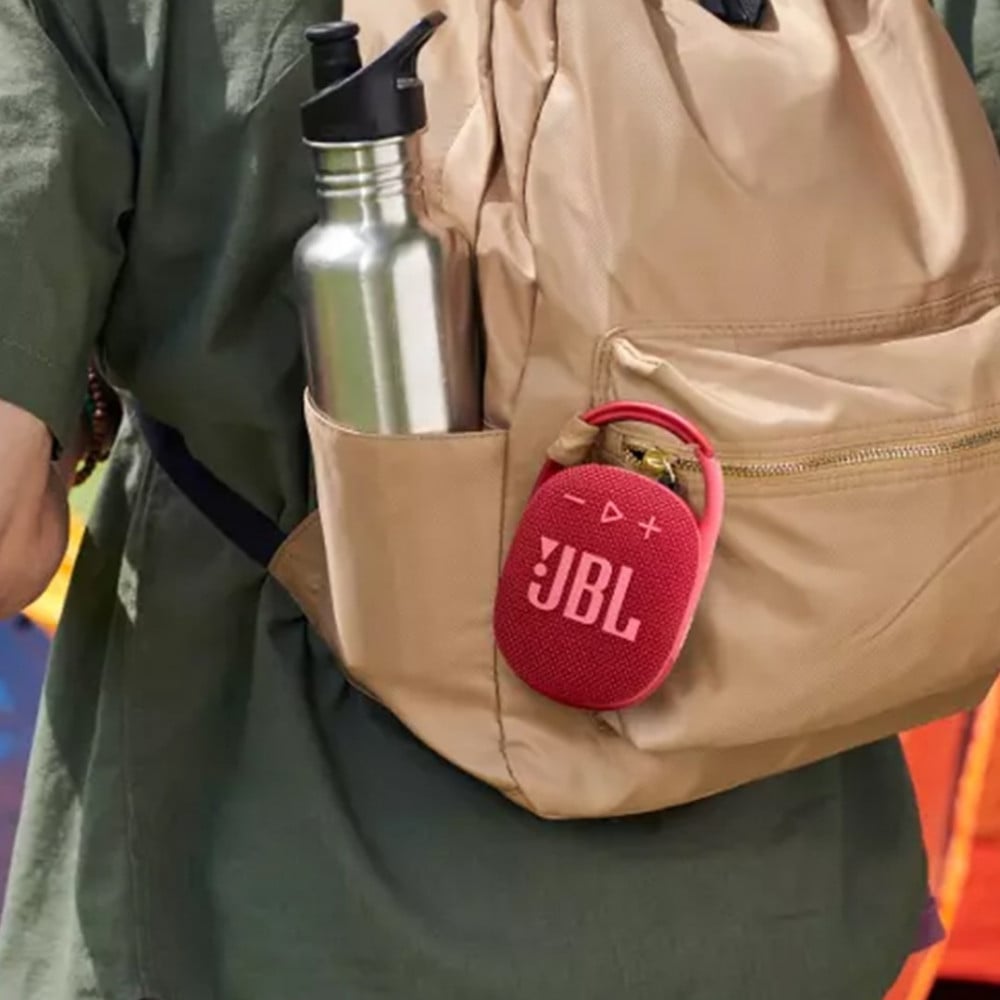 سبيكر جي بي ال كليب4 احمر مقاوم للماء 5واط