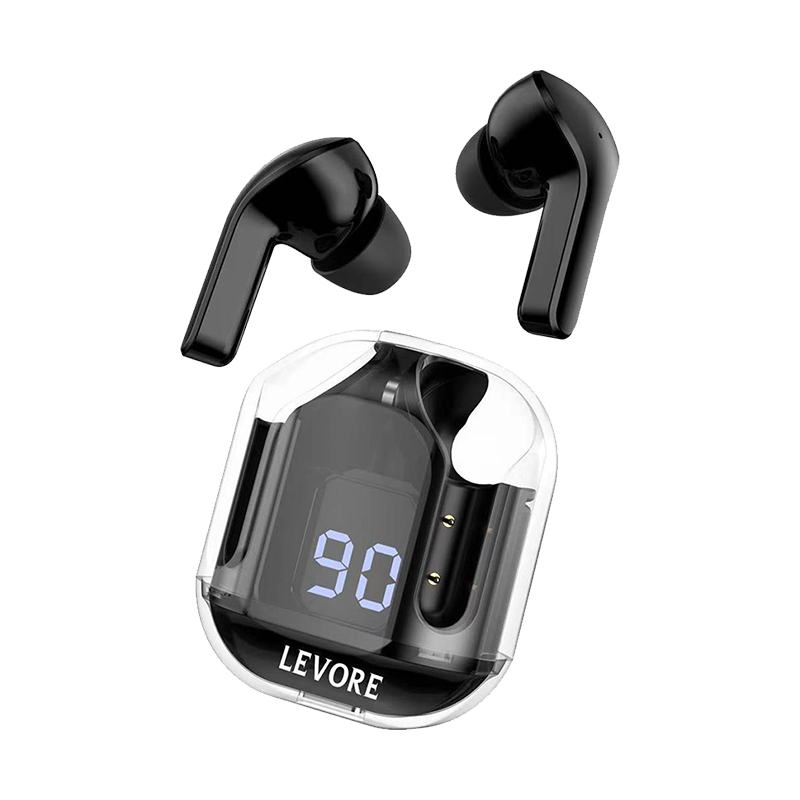 سماعة أذن ليفوري ايربودز كريستال S1 استريو مع شاشة...