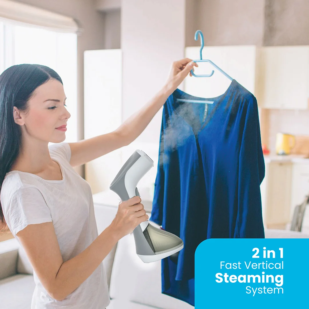 باوا جهاز بخار ملابس يدوي 1300 واط - رمادي